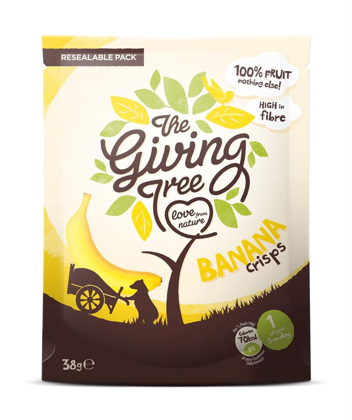 Freeze Dried Banana Crisps 38g