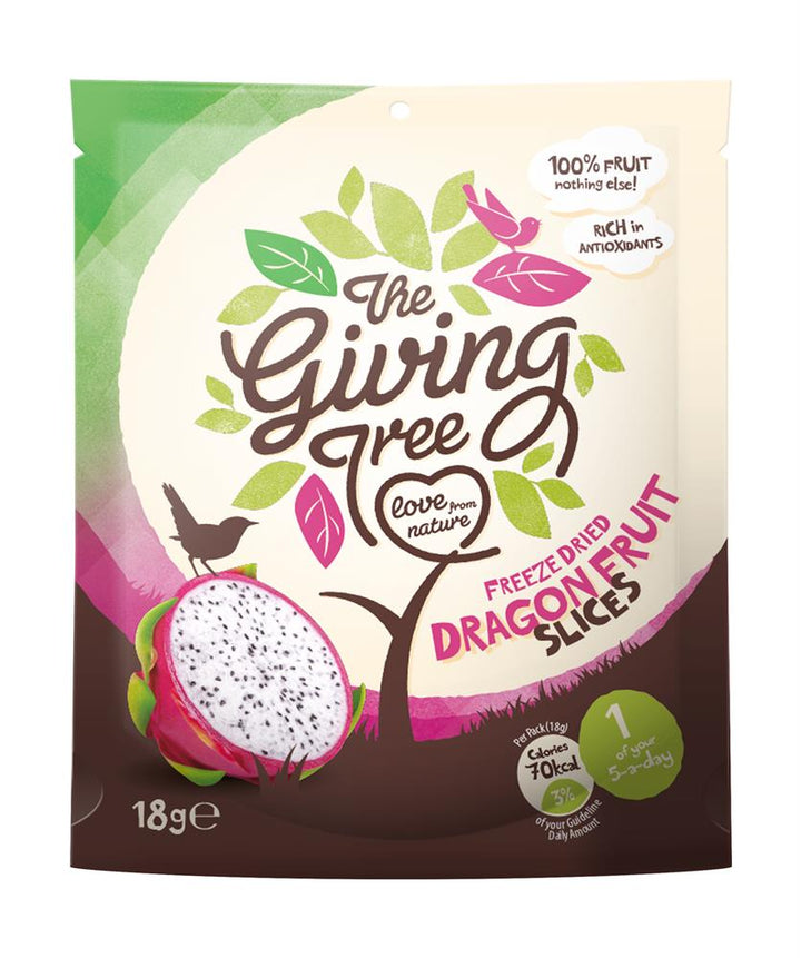 Freeze Dried Dragon Fruit Crisps 18g
