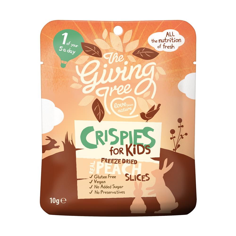 Freeze Dried Crispies for Kids Peach 10g