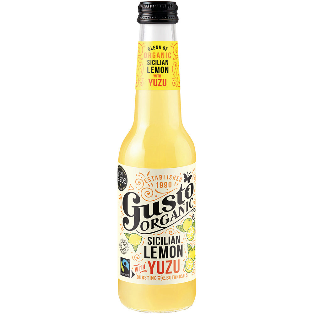 Gusto Organic Sparkling Sicilian Lemon with Yuzu 275ml