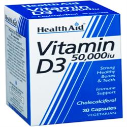 Vitamin D3 50000iu - 30 Tablets