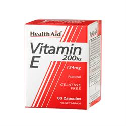 Vitamin E 200iu Natural Vegicaps  60's