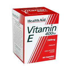 Vitamin E 400iu Natural Vegicaps 60's