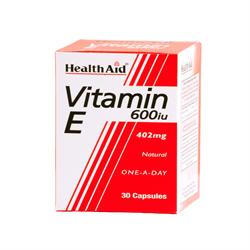 Vitamin E 600iu Natural Capsule 30's