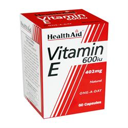 Vitamin E 600iu Natural Capsules 60's