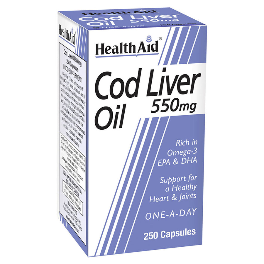 Cod Liver Oil 550mg - 250 caps