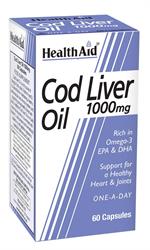 Cod Liver Oil 1000mg - 60 Capsules