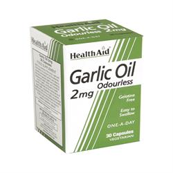 Garlic Oil 2mg (odourless) Vegicaps 30's