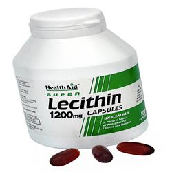 Lecithin 1200mg (unbleached) Capsules 100's