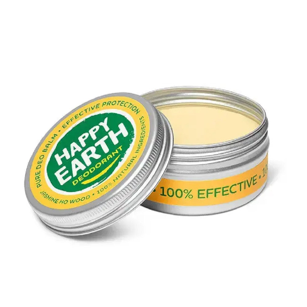Happy Earth Natural Deodorant Balm Jasmine Ho Wood 45gr