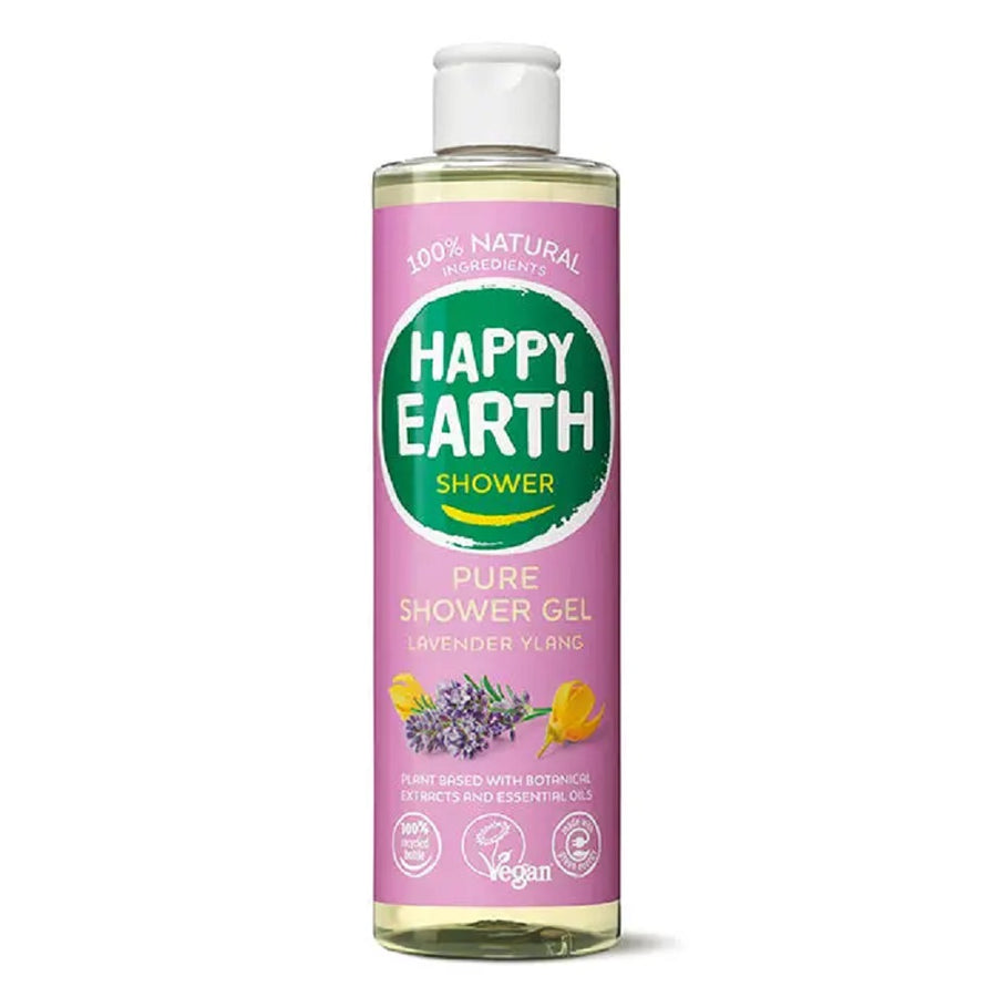 Happy Earth Natural Shower Gel Lavender Ylang 300ml