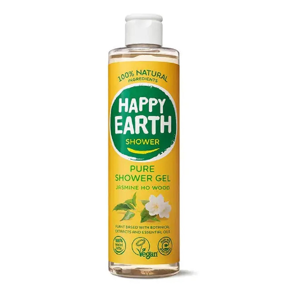 Happy Earth Natural Shower Gel Jasmine Ho Wood 300ml