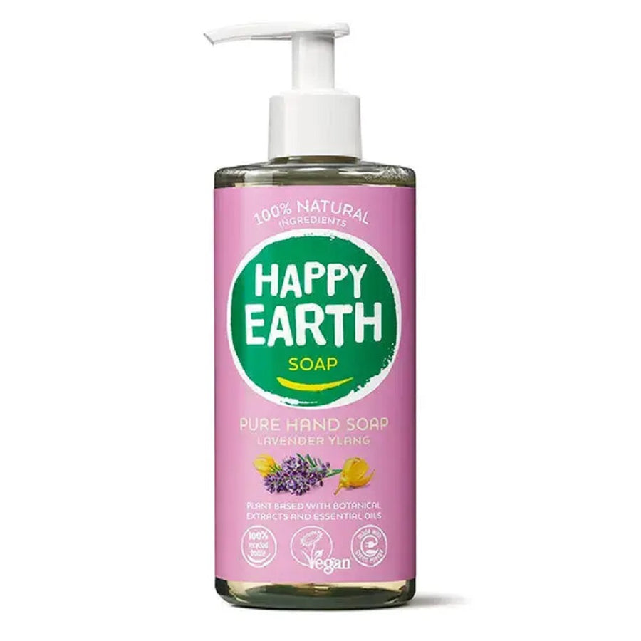 Happy Earth Natural Hand Soap Lavender Ylang 300ml