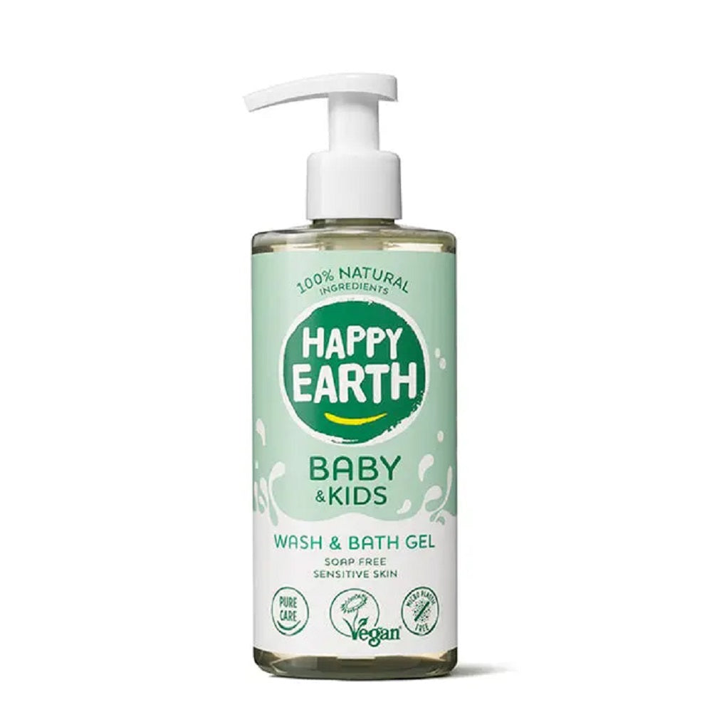 Happy Earth Soap-Free Wash & Bath Gel for Baby & Kids 300ml