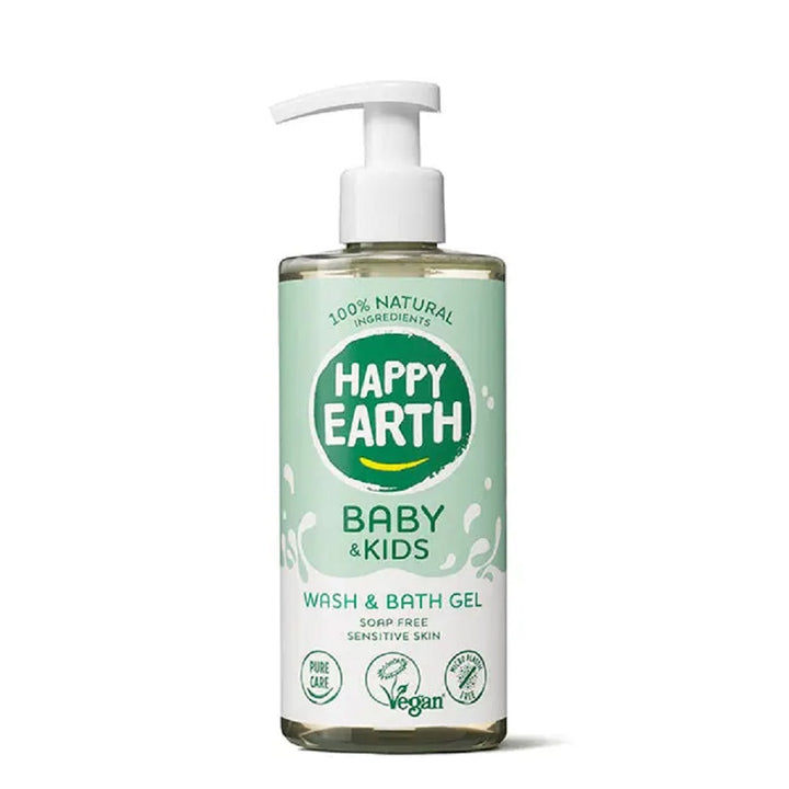 Happy Earth Soap-Free Wash & Bath Gel for Baby & Kids 300ml