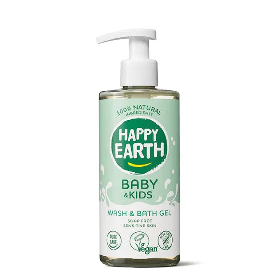 Happy Earth Soap-Free Wash & Bath Gel for Baby & Kids 300ml