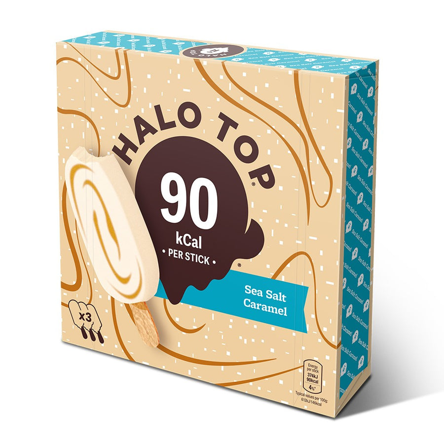 Halo Top Sea Salt Caramel Multi-pack Sticks 3x100ml