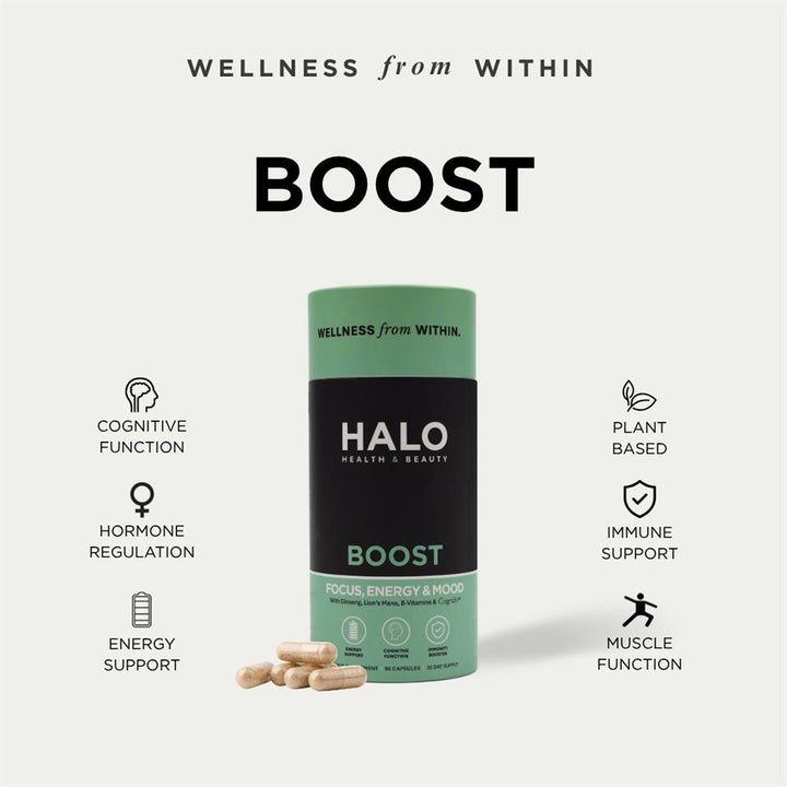 BOOST Daily energy focus and immune support 90 Capsules