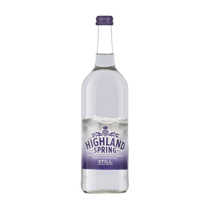 Highland Spring Still Water 750ml GLASS