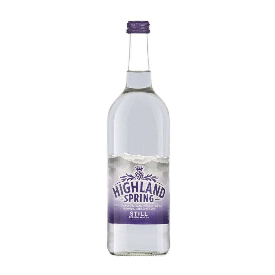 Highland Spring Still Water 750ml GLASS