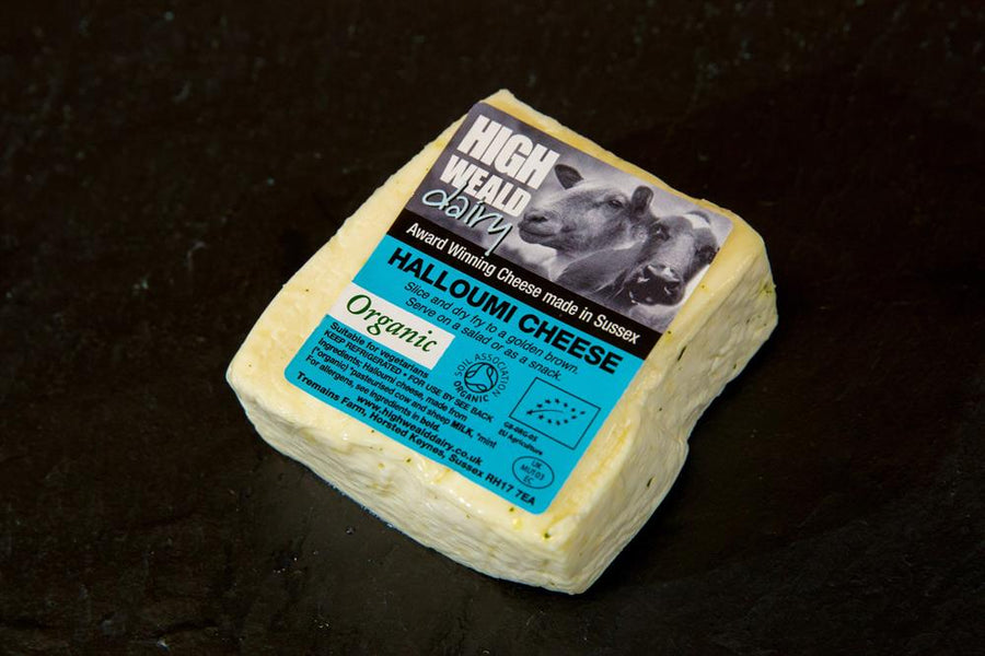 High Weald Organic Mixed Milk Halloumi Cheese 150g