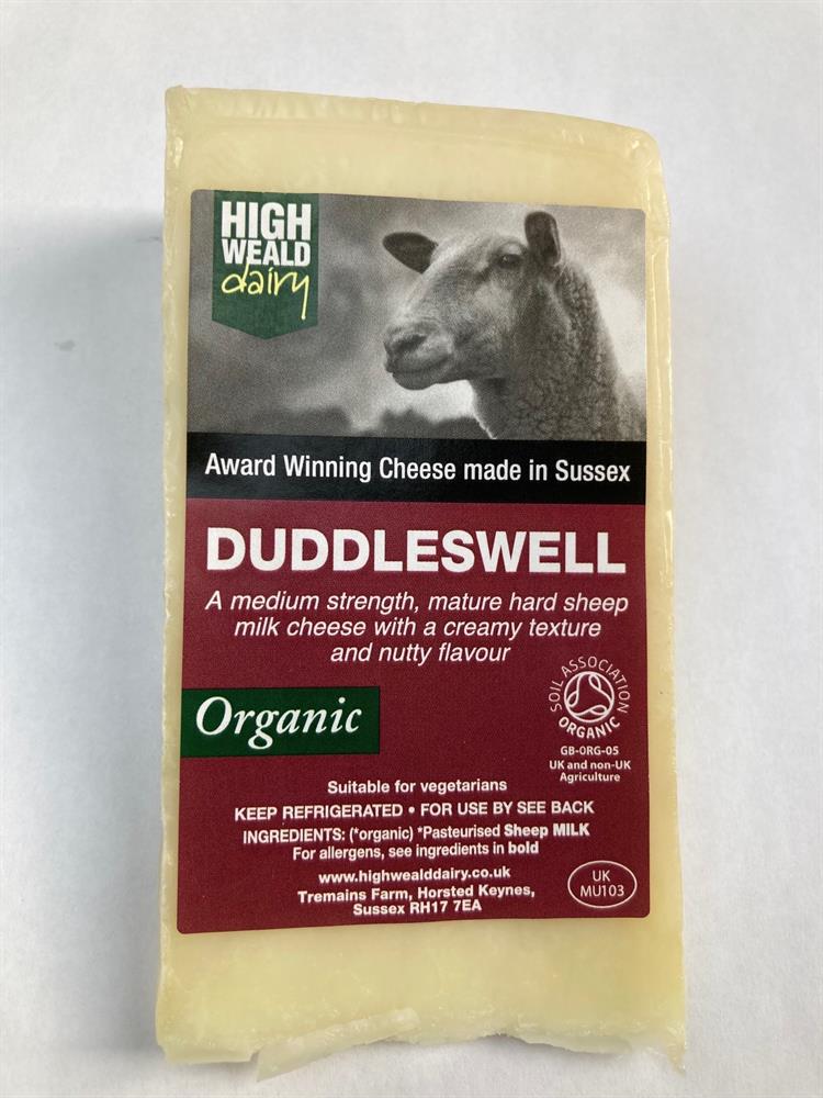 Organic Duddleswell Mature Sheep's Milk Cheese 125g