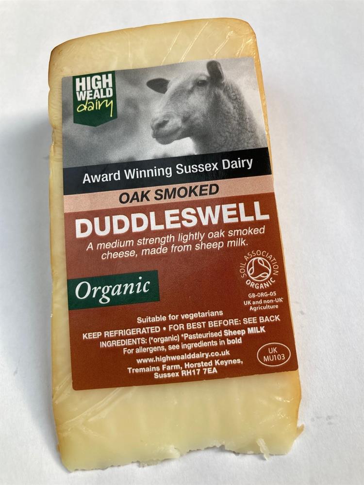 Organic Duddleswell Smoked Sheep's Milk Cheese 125g