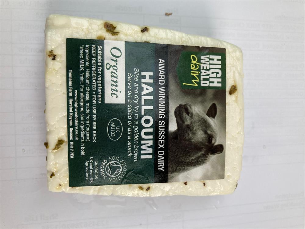 High Weald Organic Sheep's Milk Halloumi Cheese 150g