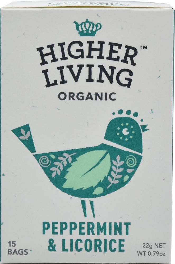 Peppermint & Licorice Organic Herbal Infusion - 15 Bags