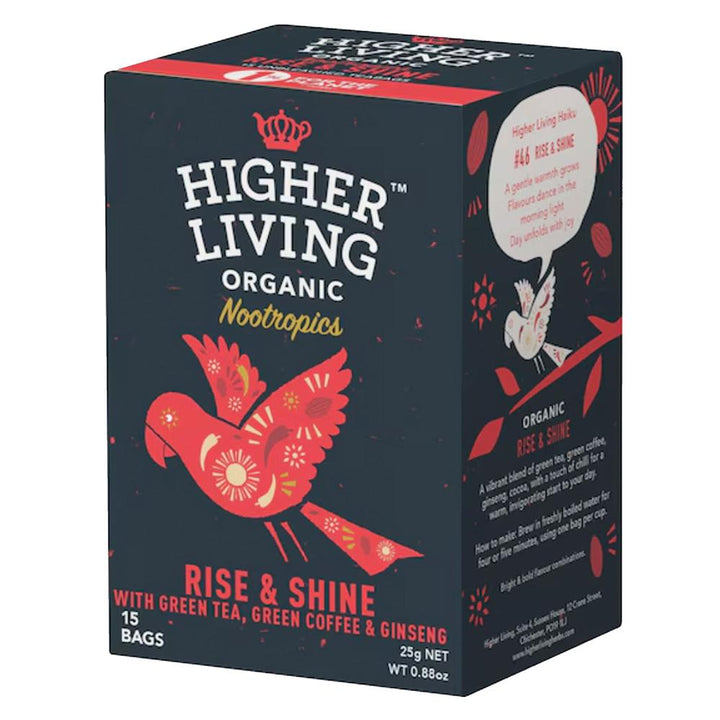 Nootropics Rise and Shine Tea - 15 bags