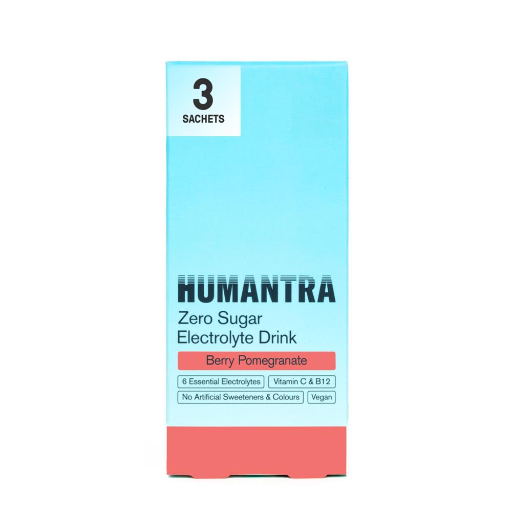 Humantra Berry Pomegranate Electrolyte 1 Box of 3 Sachets - 11g