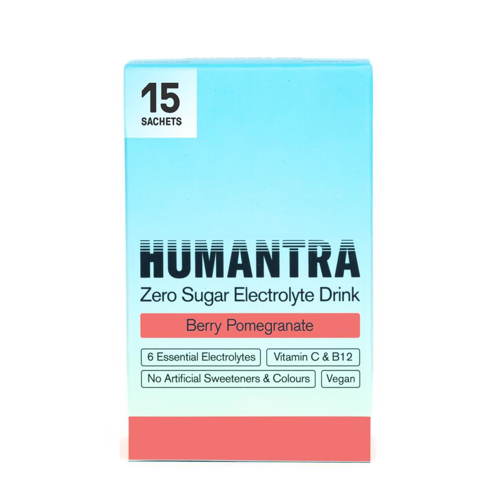 Humantra Berry Pomegranate Electrolyte 1 Box of 15 Sachets - 54g