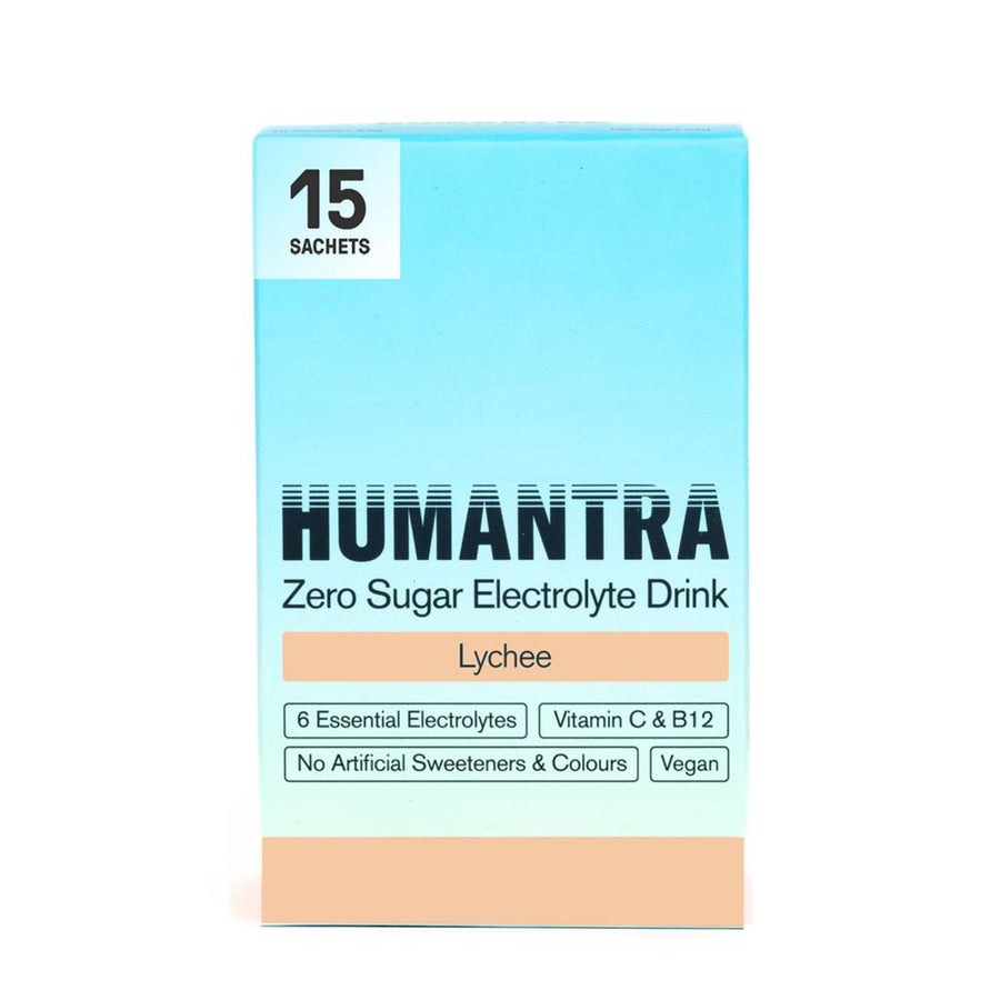 Humantra Lychee Electrolytes 1 box of 15 sachets - 60g