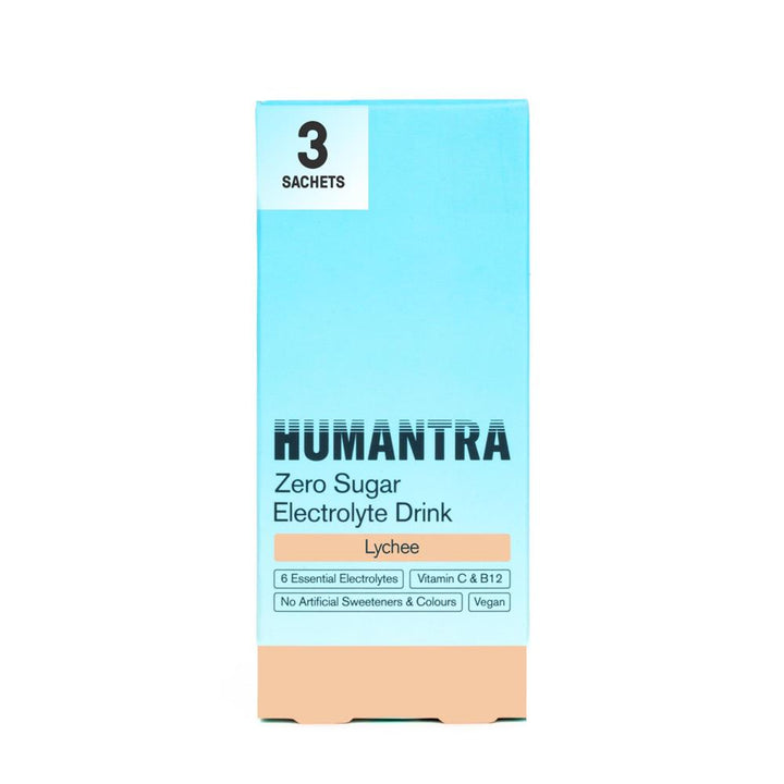 Humantra Lychee Electrolytes 1 box of 3 sachets - 11g