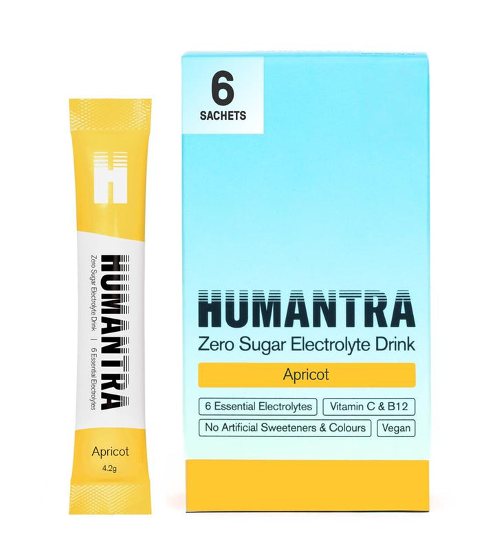 Humantra Apricot Electrolytes 1 Box of 3 sachets - 25g