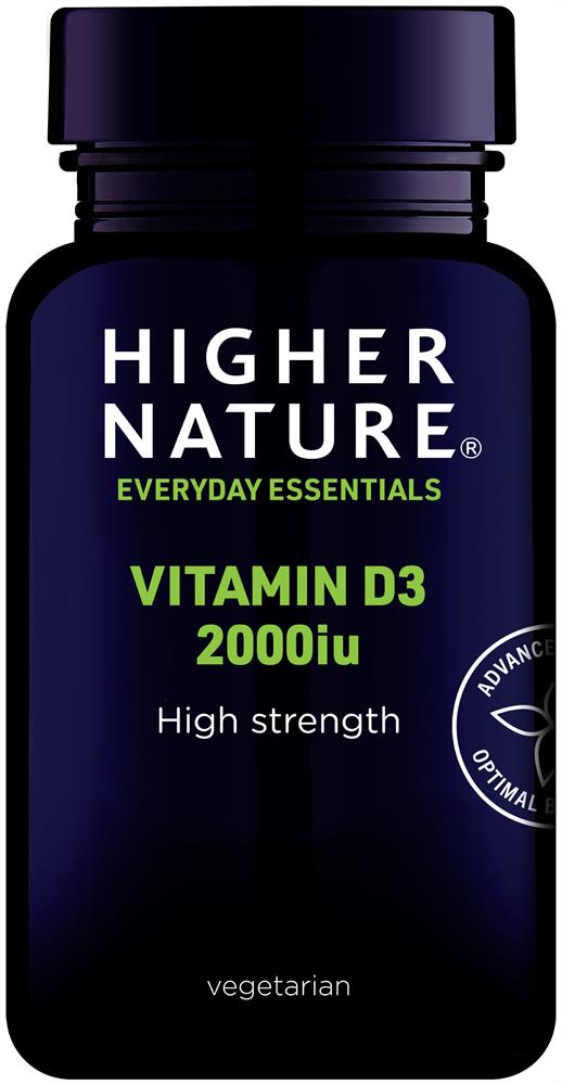 High Strength Vitamin D3 2000IU 120 Veg Capsules