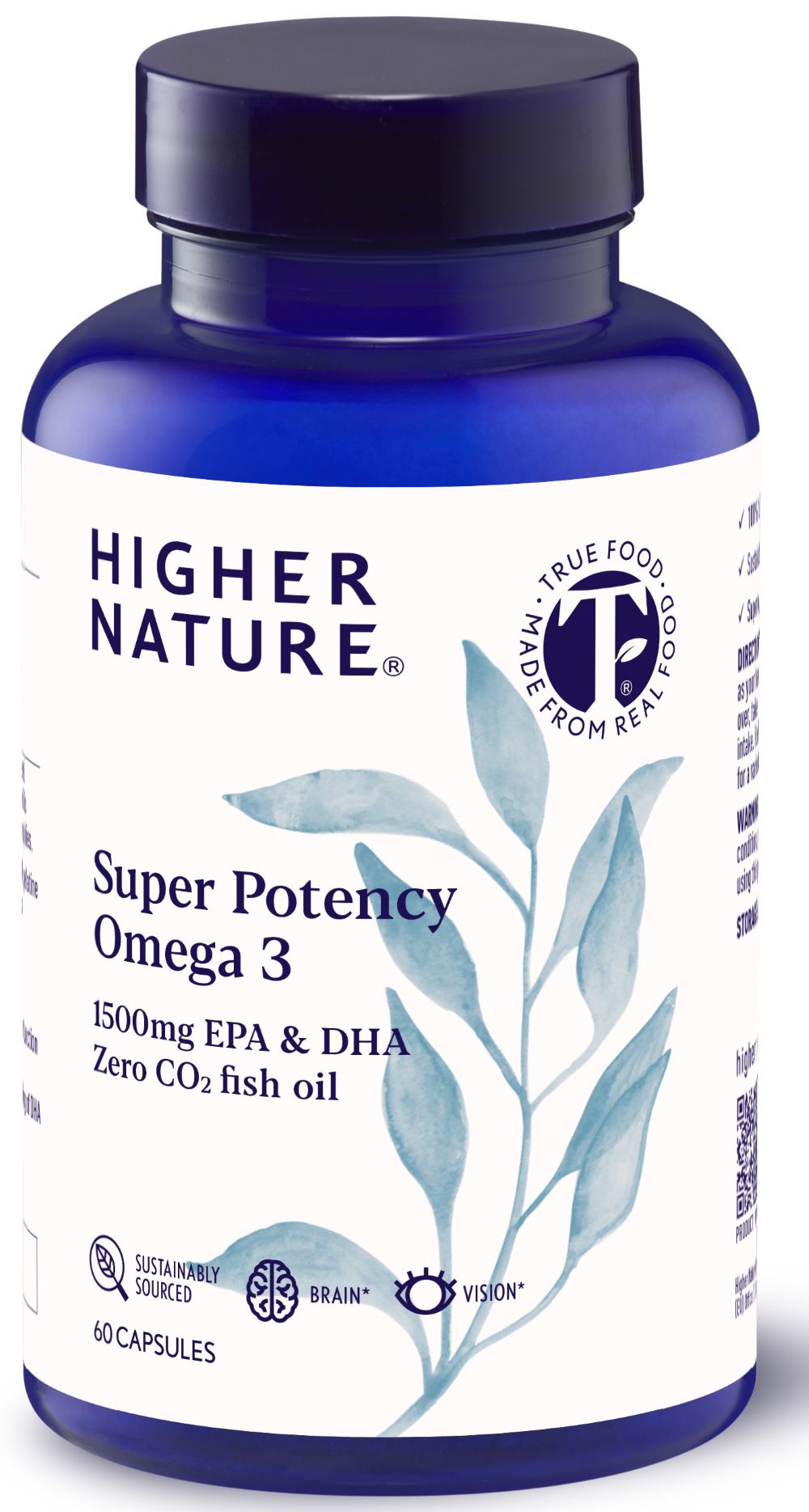 Higher Nature Super Potency Omega 3 Fish Oil 60 Capsules