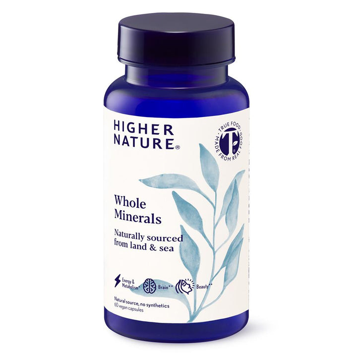 Whole Minerals naturally sourced from land and sea. 60 capsules