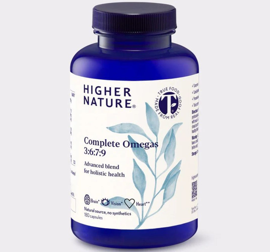 Higher Nature Complete Omegas 3:6:7:9 180 capsules