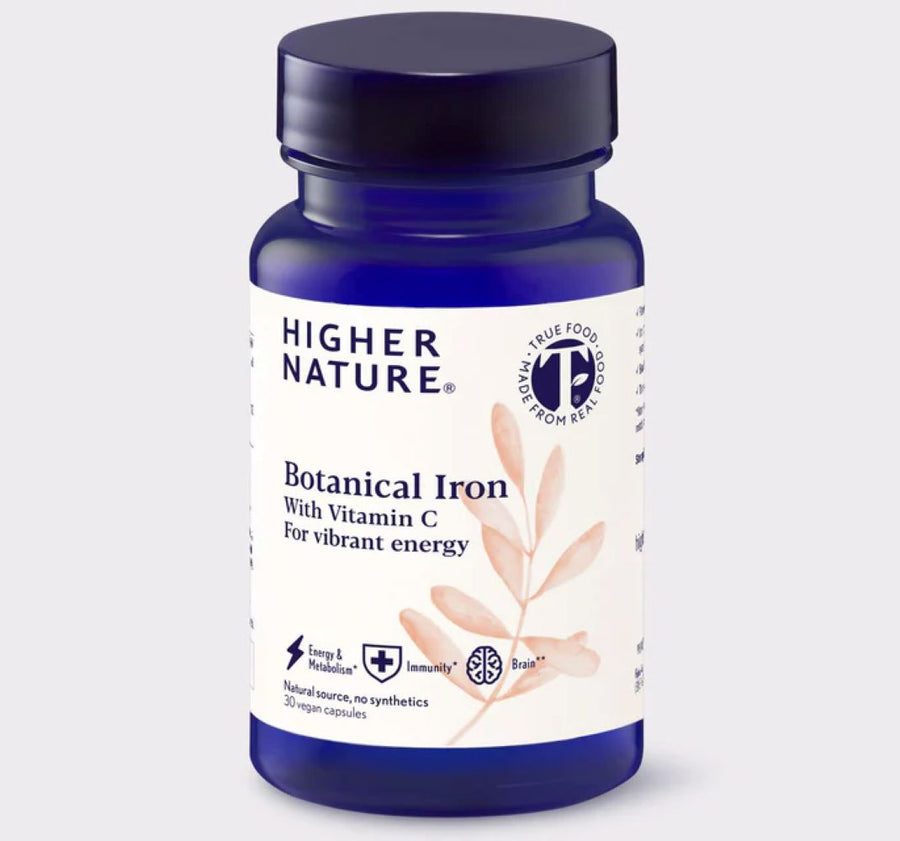 Higher True Food Botanical Iron 30 Capsules