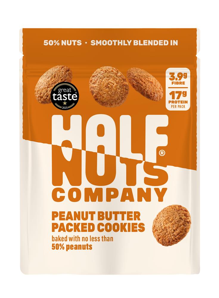 Half Nuts Company 50% Nuts Peanut Butter Cookies 100g