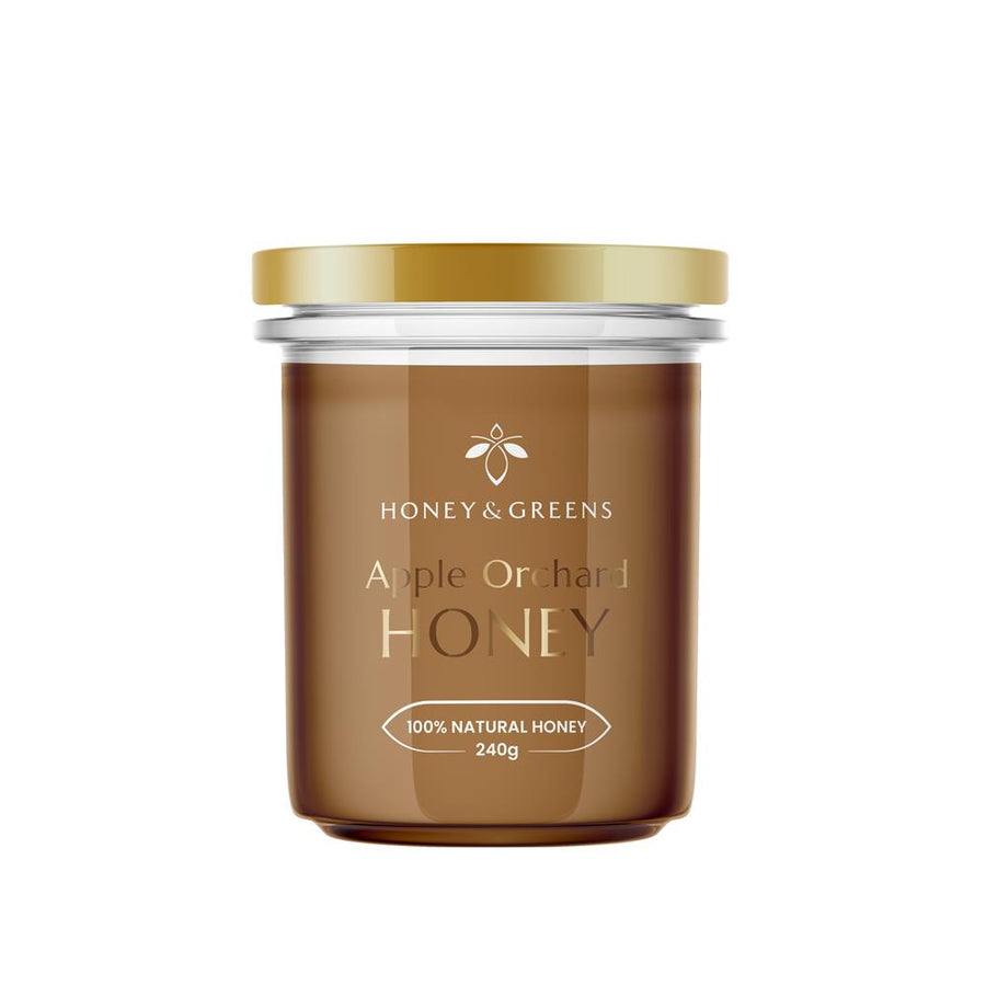 Honey & Greens British Apple Orchard Honey 240g