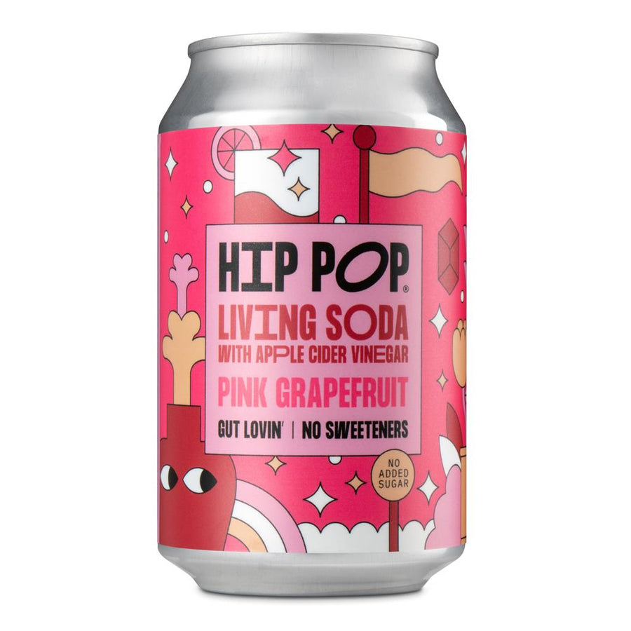 Hip Pop Living Soda Pink Grapefruit 330 ml
