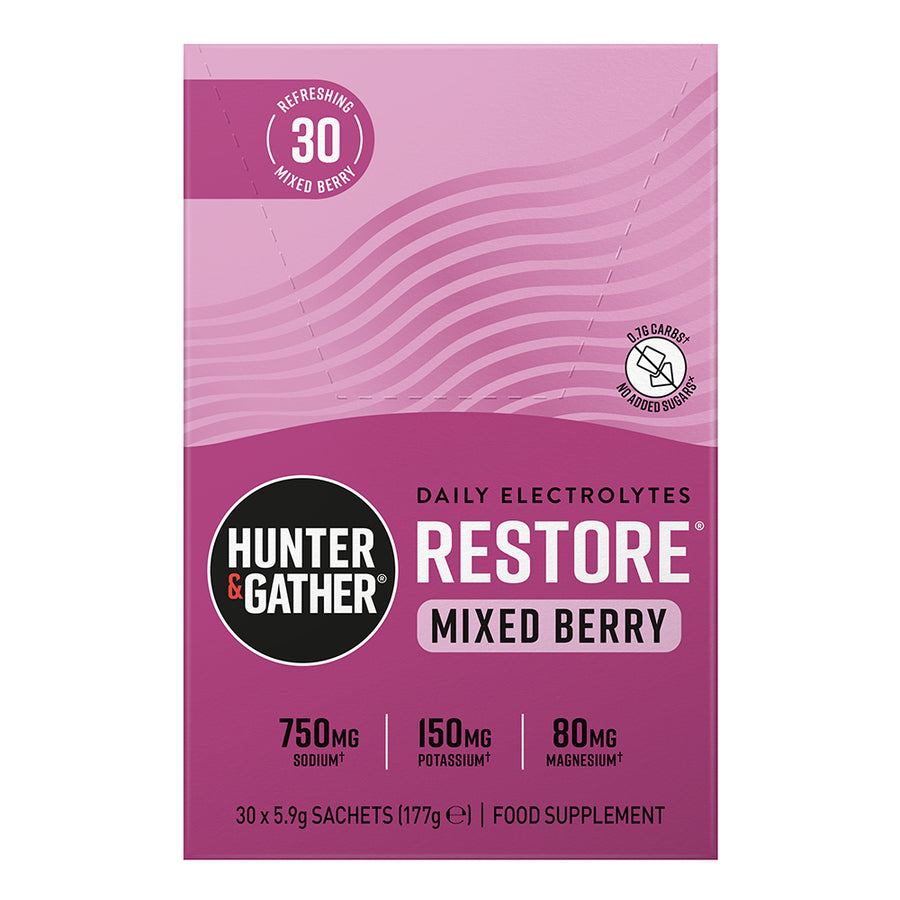 Restore Hydration Electrolytes Mixed Berry 30 x 5.9g per pack