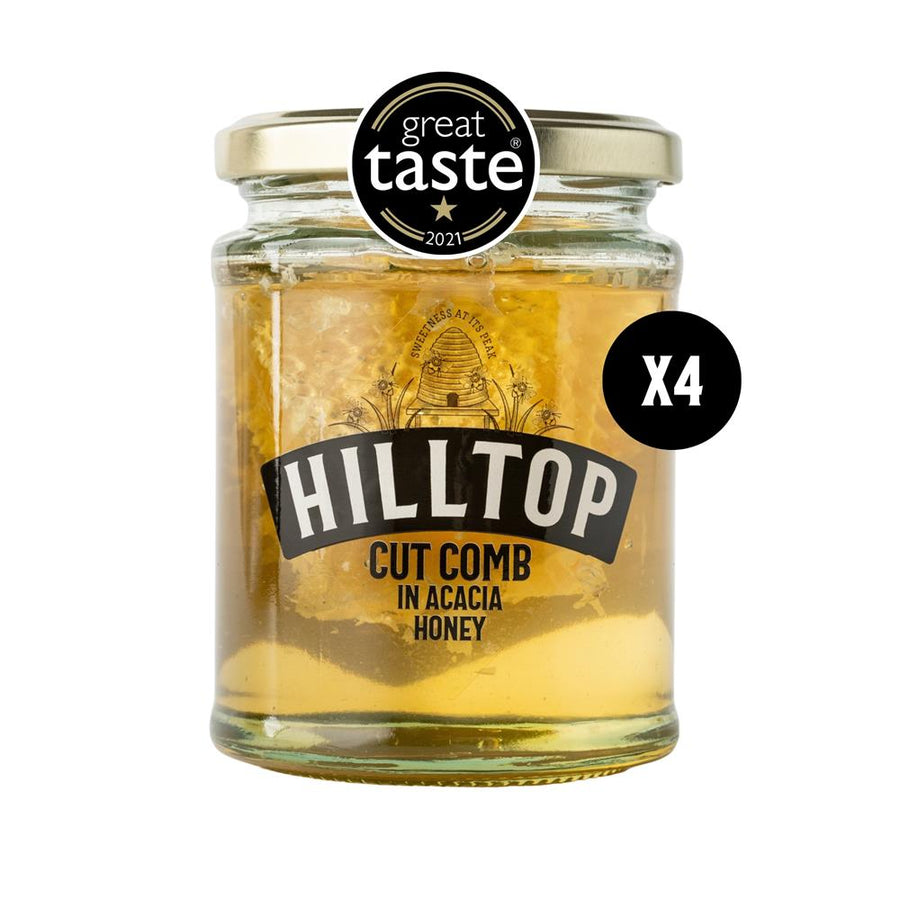 Hilltop Cut Comb In Acacia Honey 340g