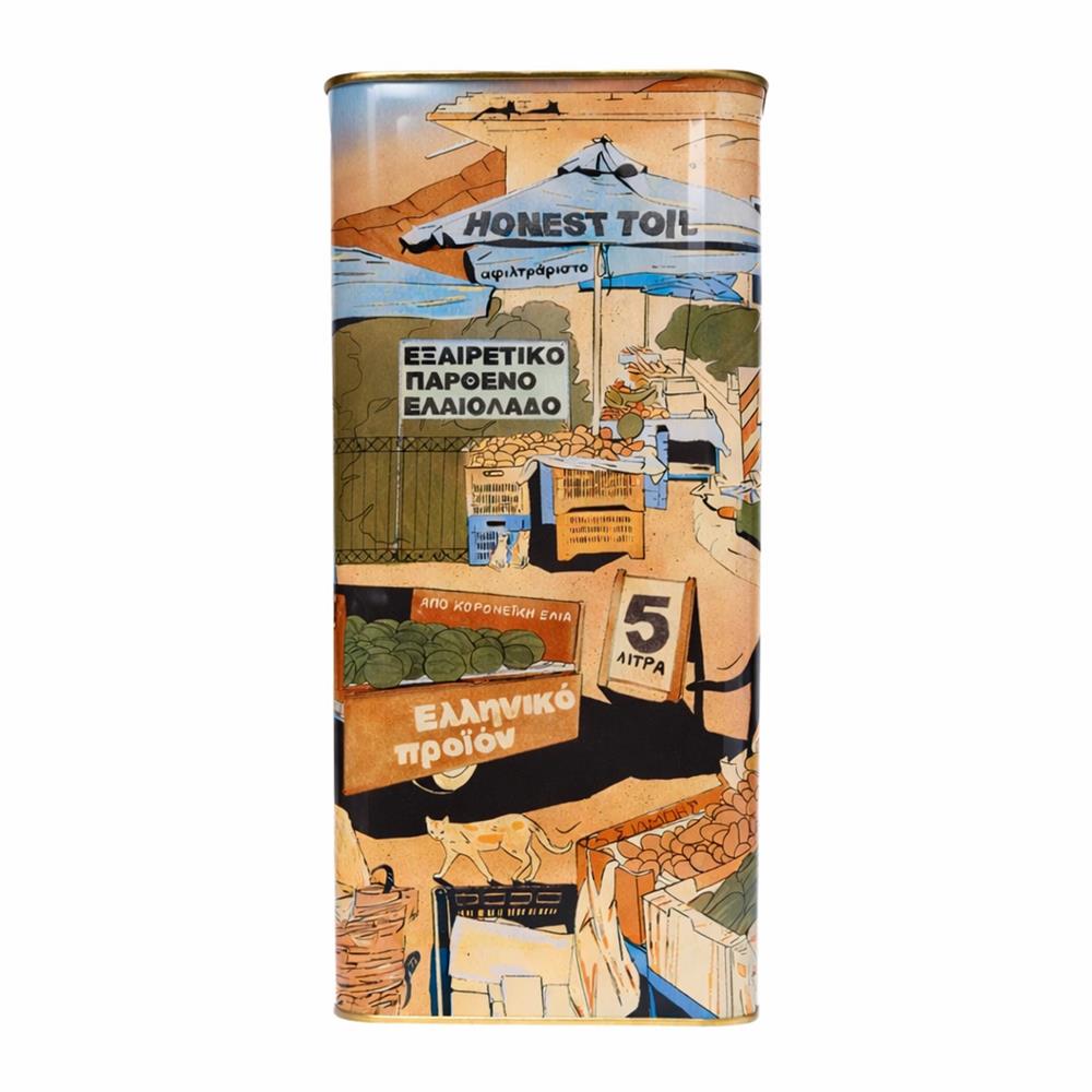 Honest Toil Unf. Cold Pressed Greek Extra Virgin Olive Oil 5L