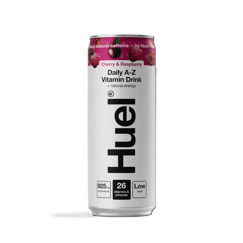 Huel Daily A-Z Cherry & Raspberry multi-vitamin drink