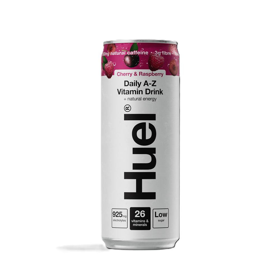 Huel Daily A-Z Cherry & Raspberry multi-vitamin drink