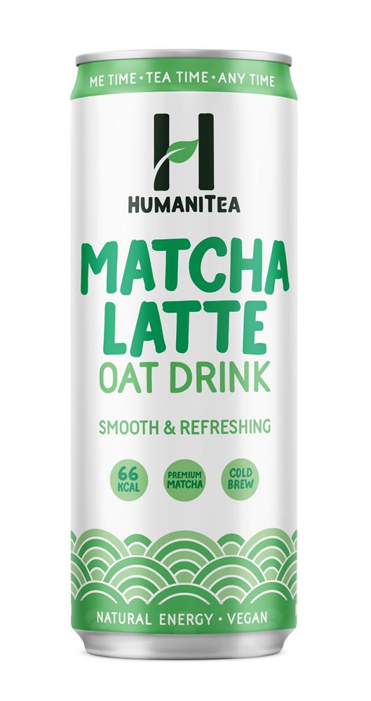 HumaniTea Cold Brew Matcha Latte Oat Drink 250ml