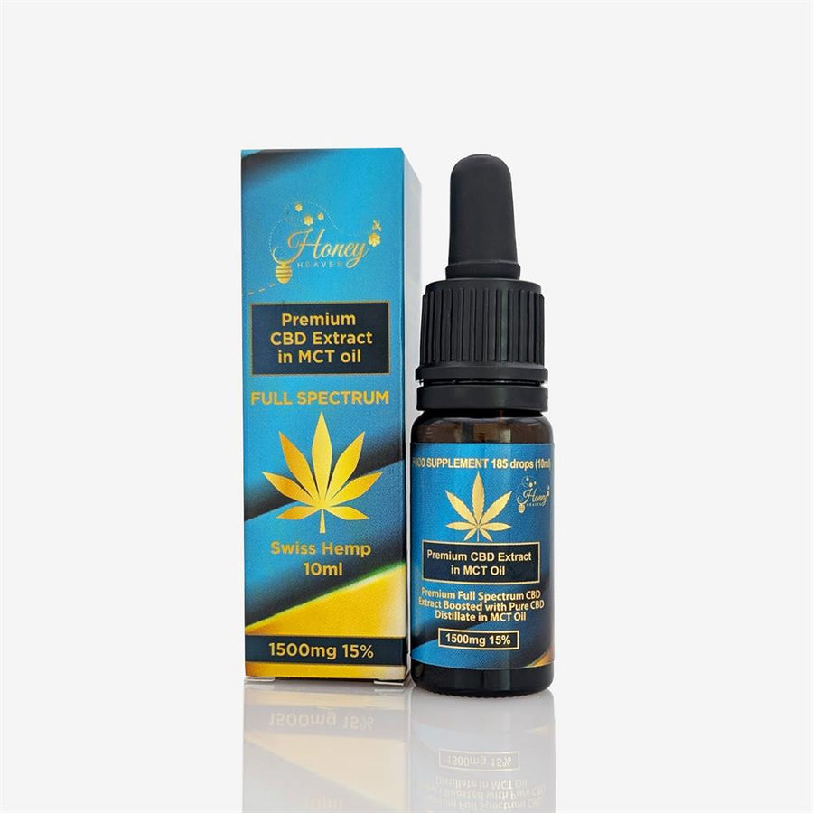 Honey Heaven Premium CBD Extract in MCT Oil 1500mg (15%) 10ml